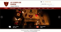 Desktop Screenshot of corpsdegarde.fr